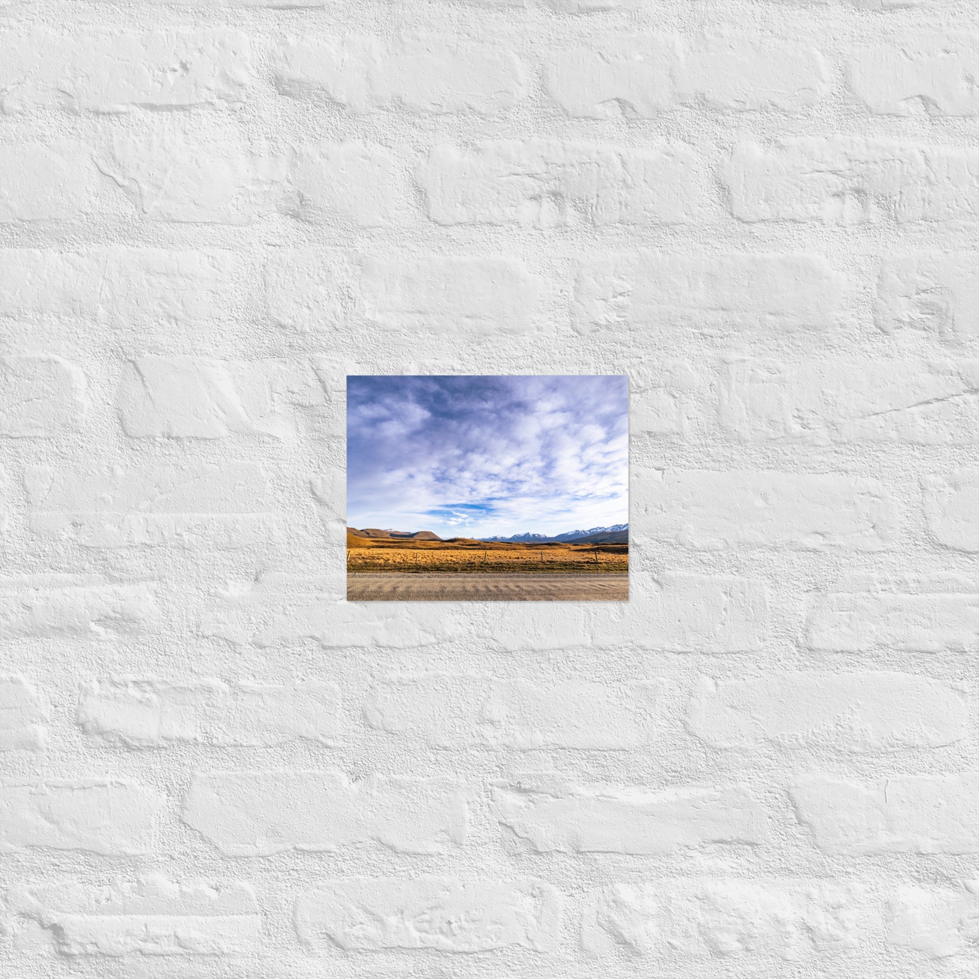 Canterbury Landscape 01 Art Paper Poster