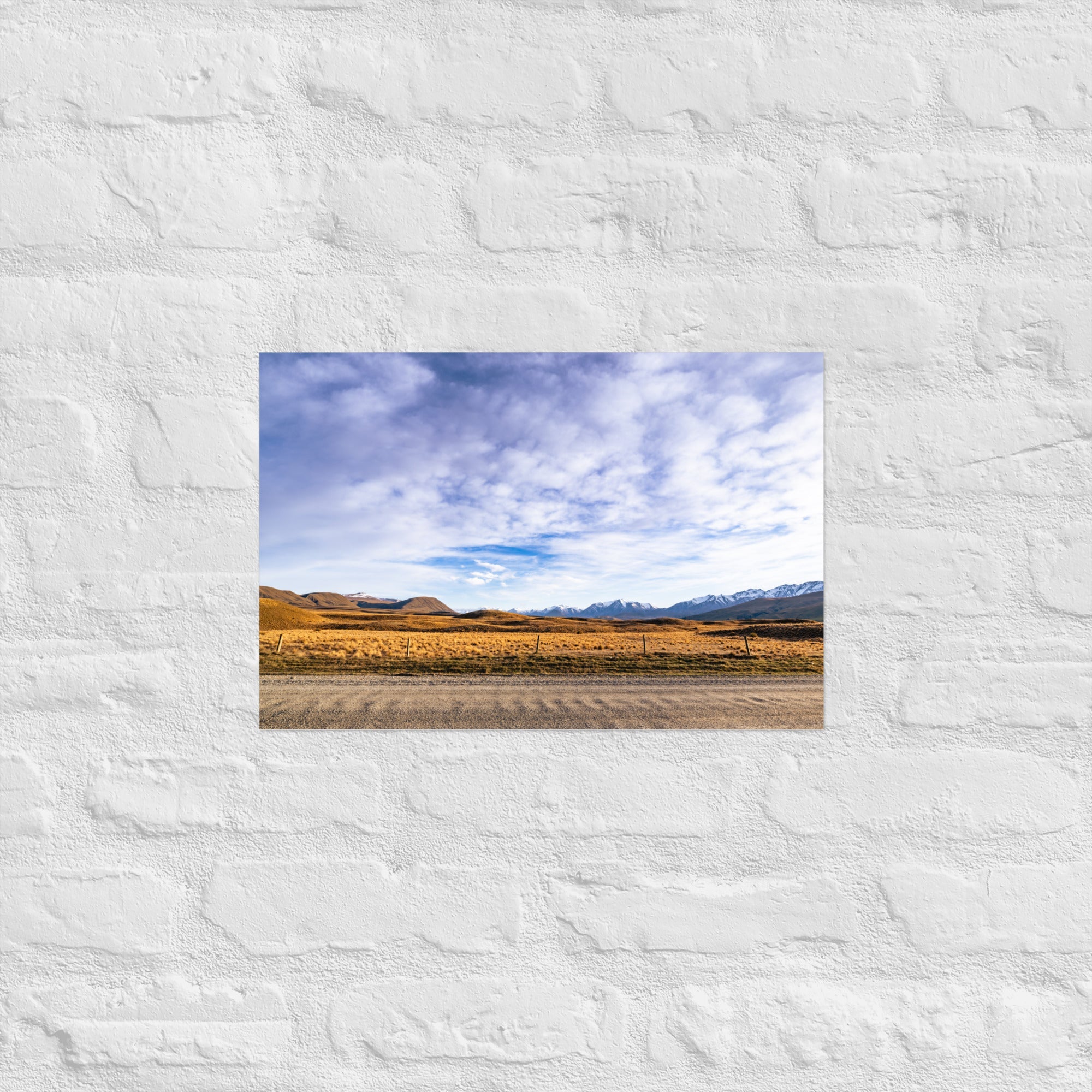 Canterbury Landscape 01 Art Paper Poster