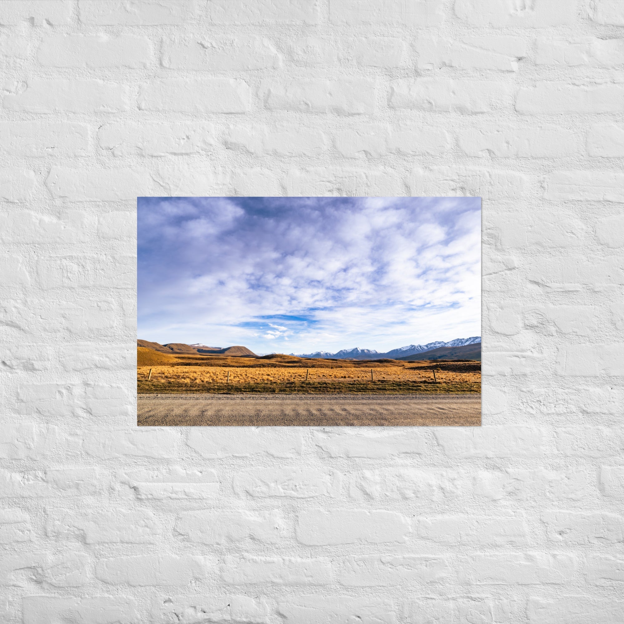 Canterbury Landscape 01 Art Paper Poster