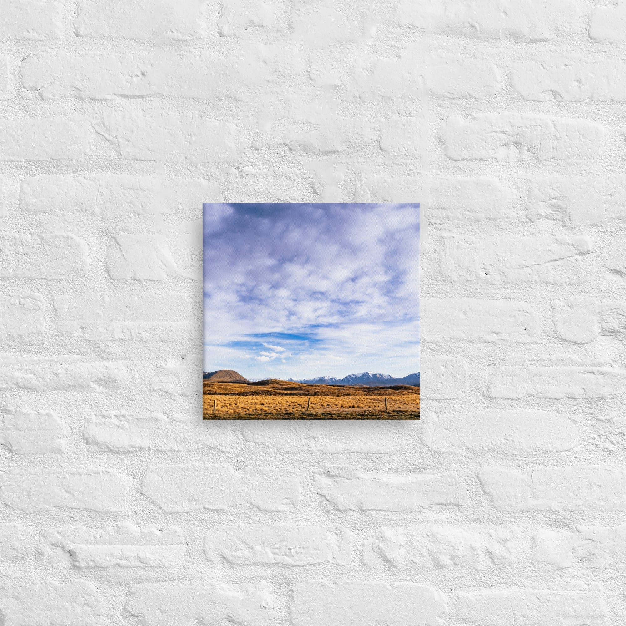 Canterbury Landscape 01 Thick Canvas Print