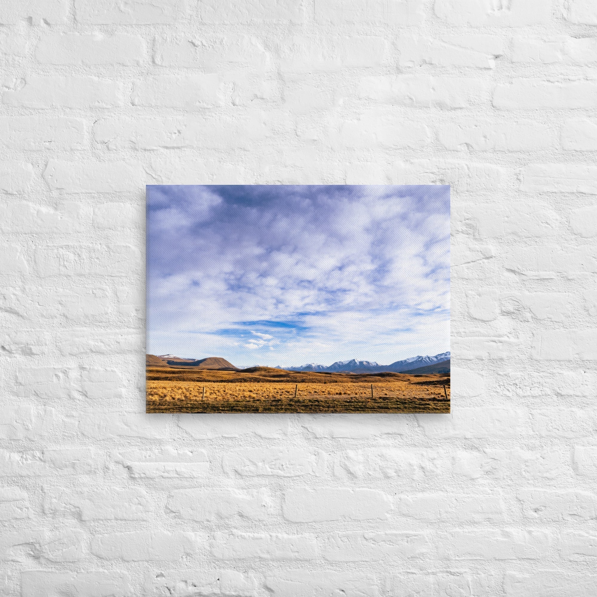 Canterbury Landscape 01 Thick Canvas Print