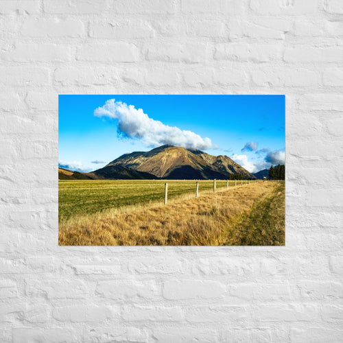 Canterbury Landscape 02 Art Paper Poster