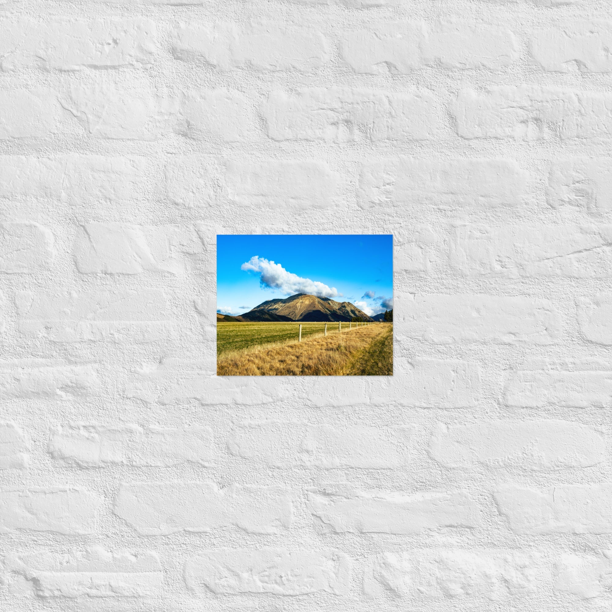 Canterbury Landscape 02 Art Paper Poster