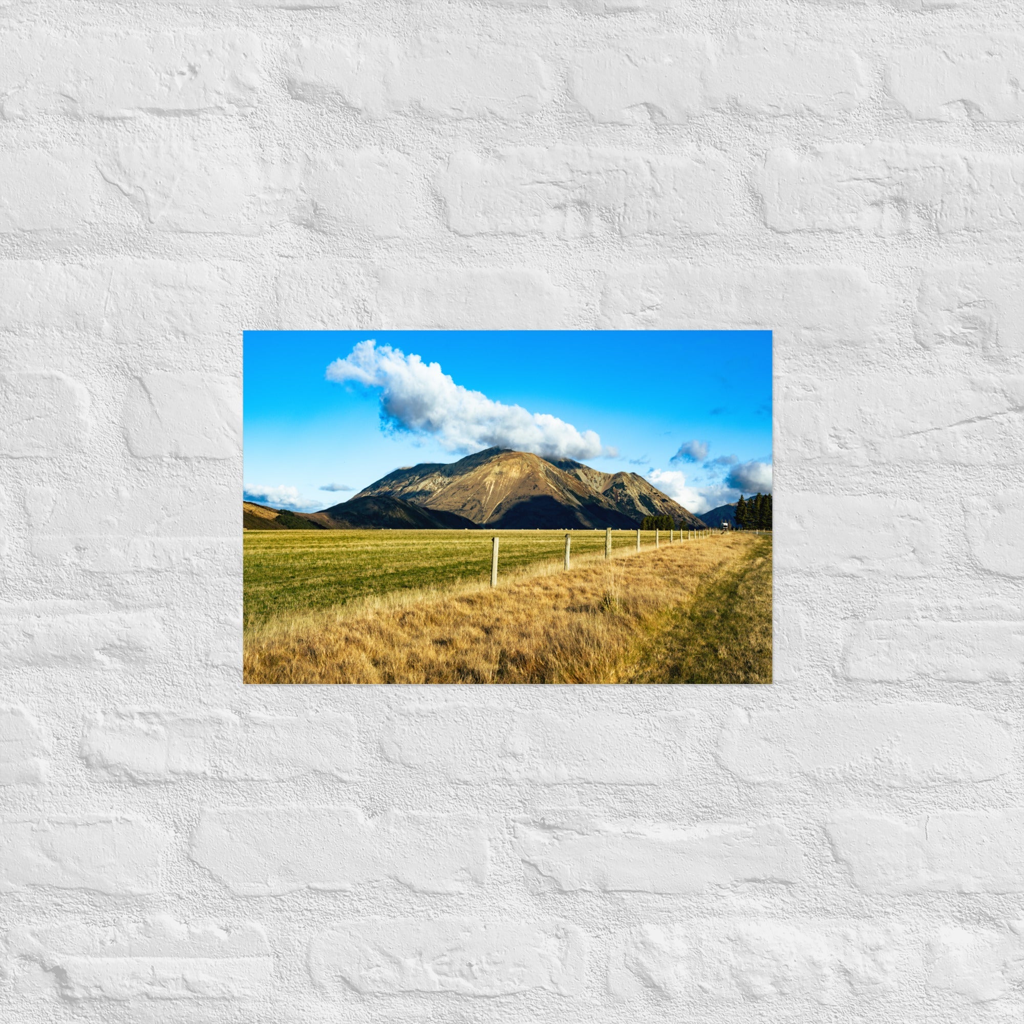 Canterbury Landscape 02 Art Paper Poster