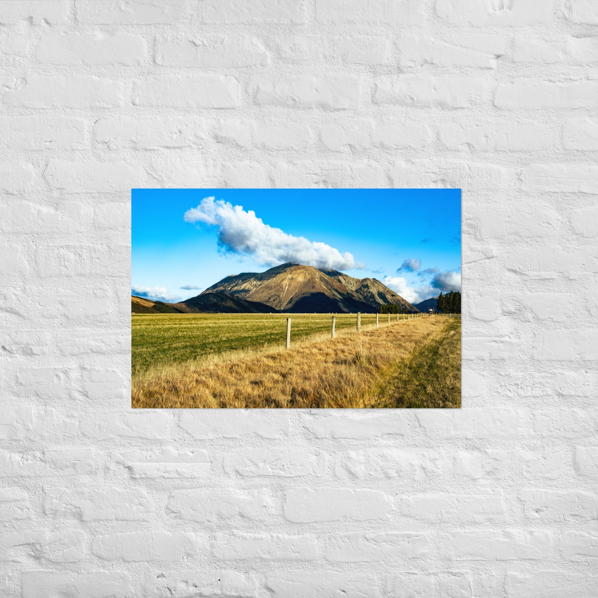 Canterbury Landscape 02 Art Paper Poster