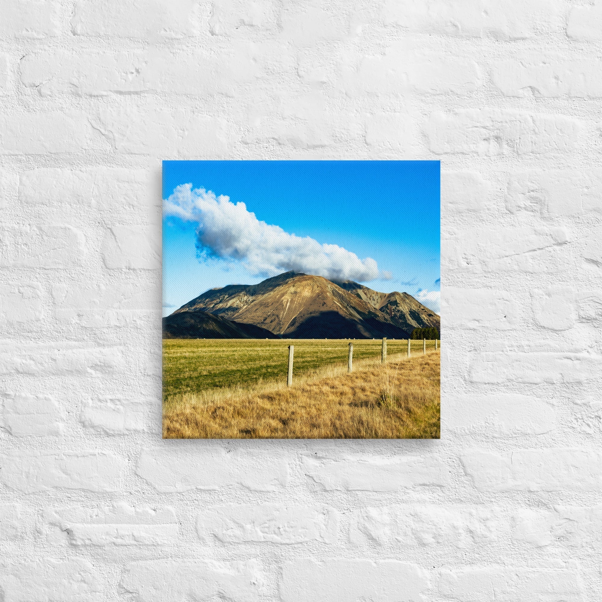 Canterbury Landscape 02 Thick Canvas Print