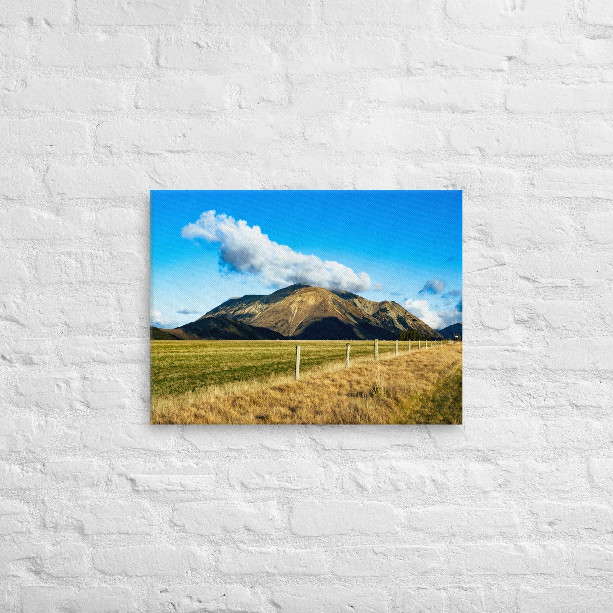 Canterbury Landscape 02 Thick Canvas Print