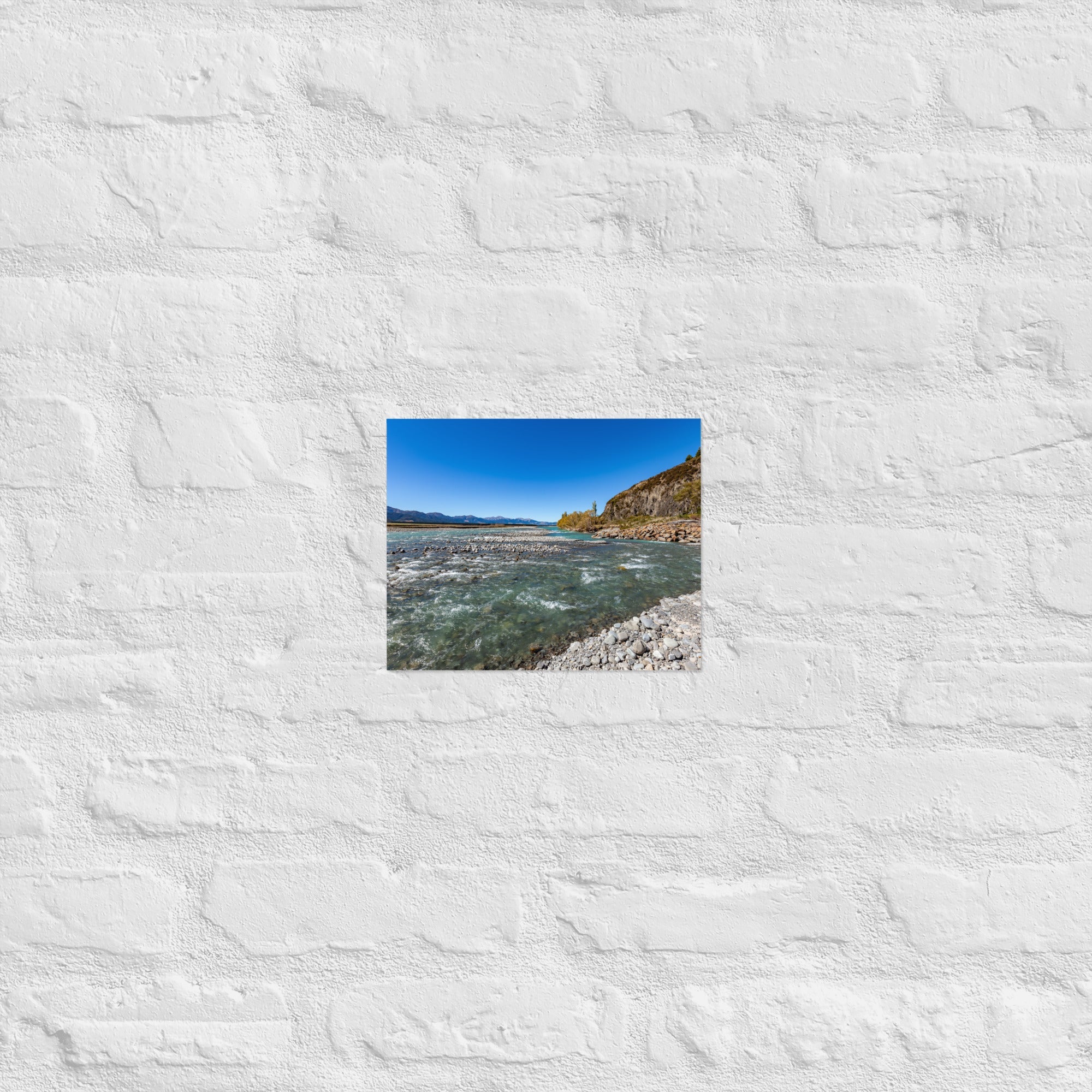 Hanmer River Art Paper Poster