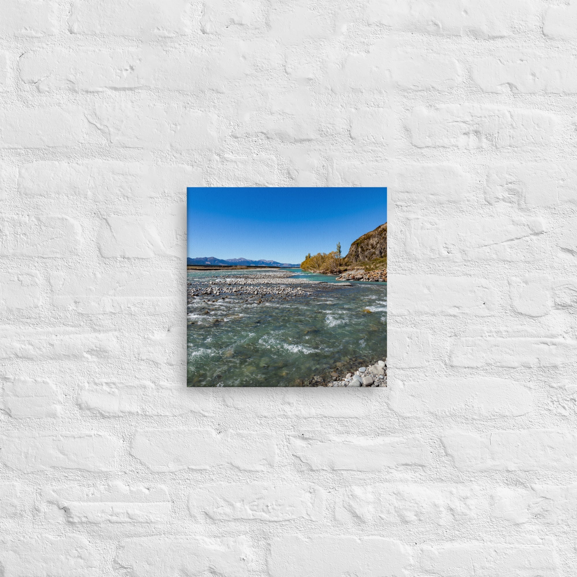 Hanmer River Thick Canvas Print