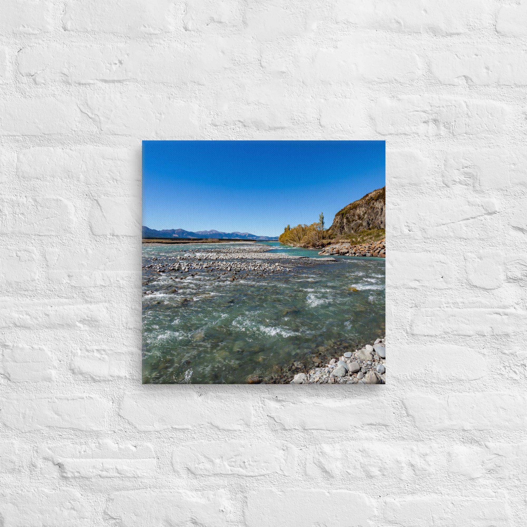 Hanmer River Thick Canvas Print