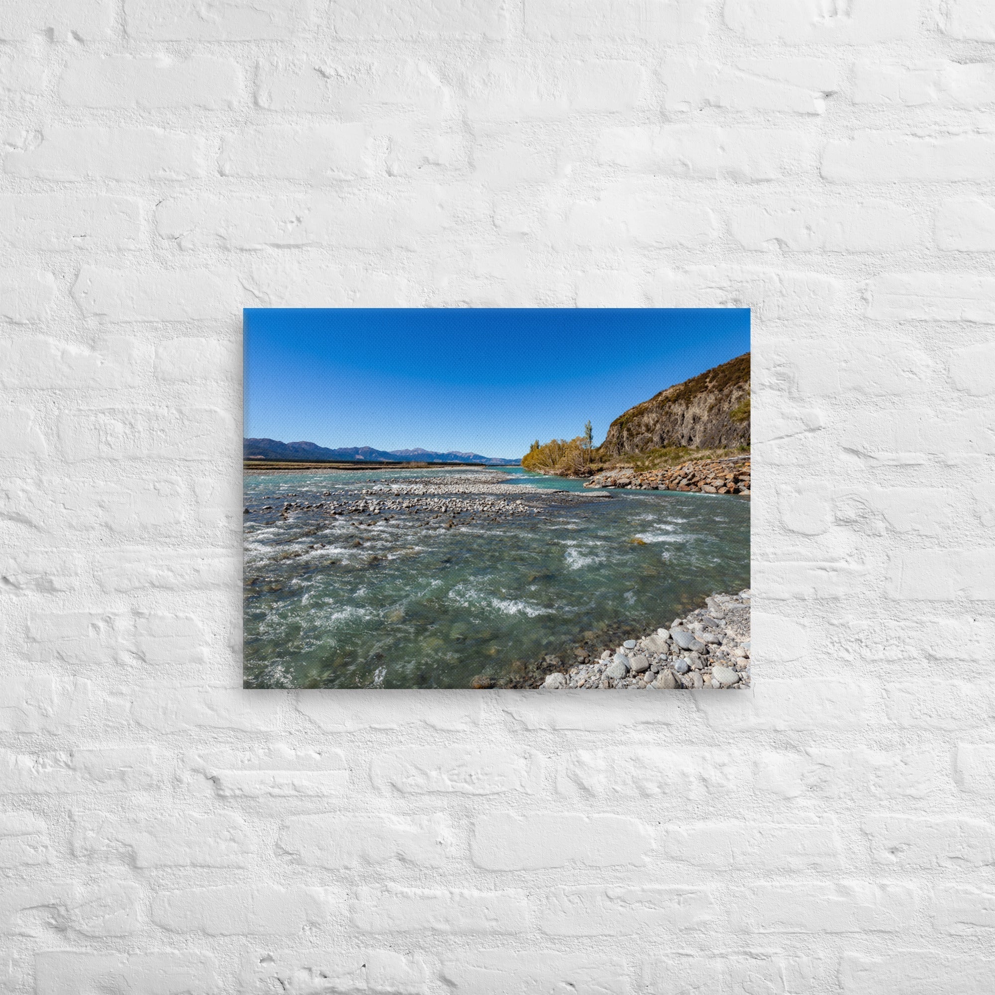 Hanmer River Thick Canvas Print