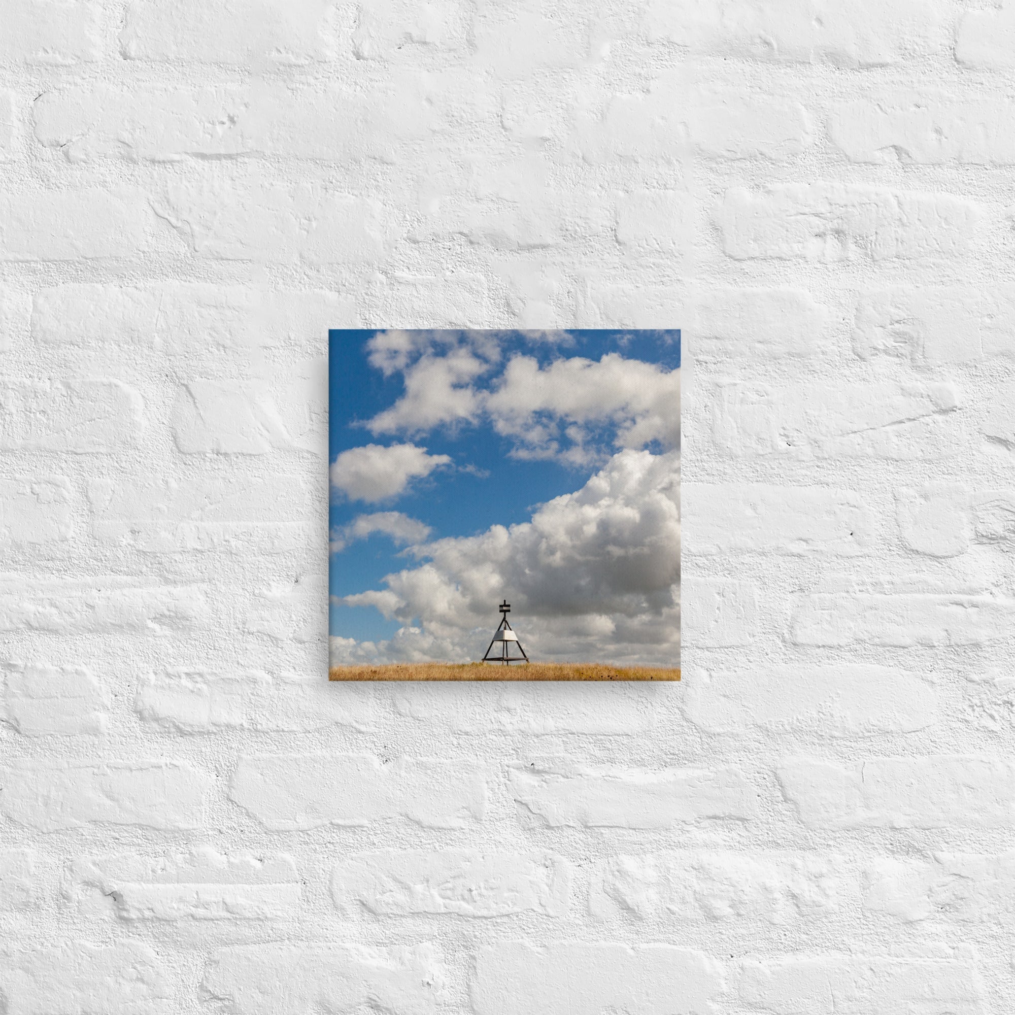 Hukatere Trig Station Thick Canvas Print