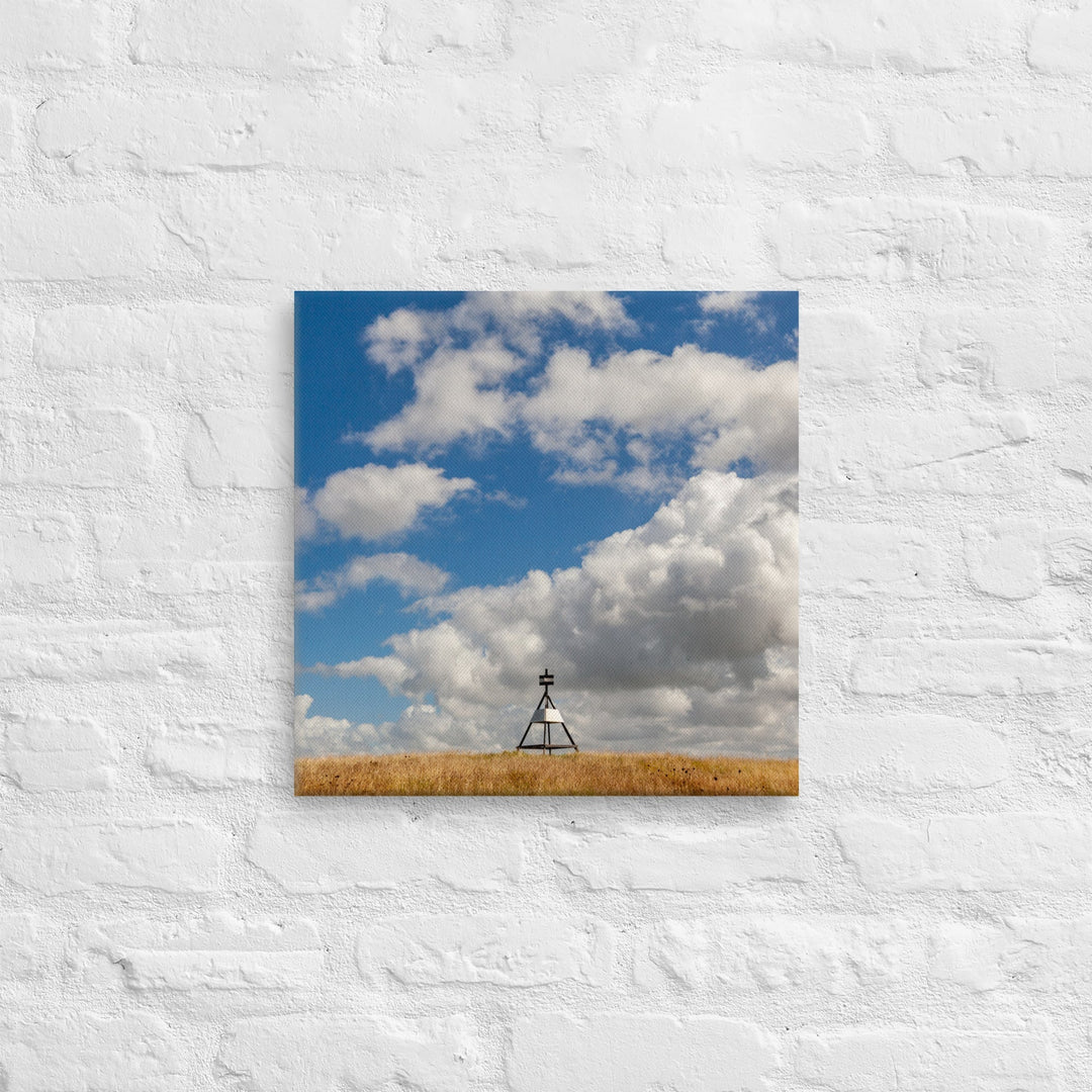 Hukatere Trig Station Thick Canvas Print