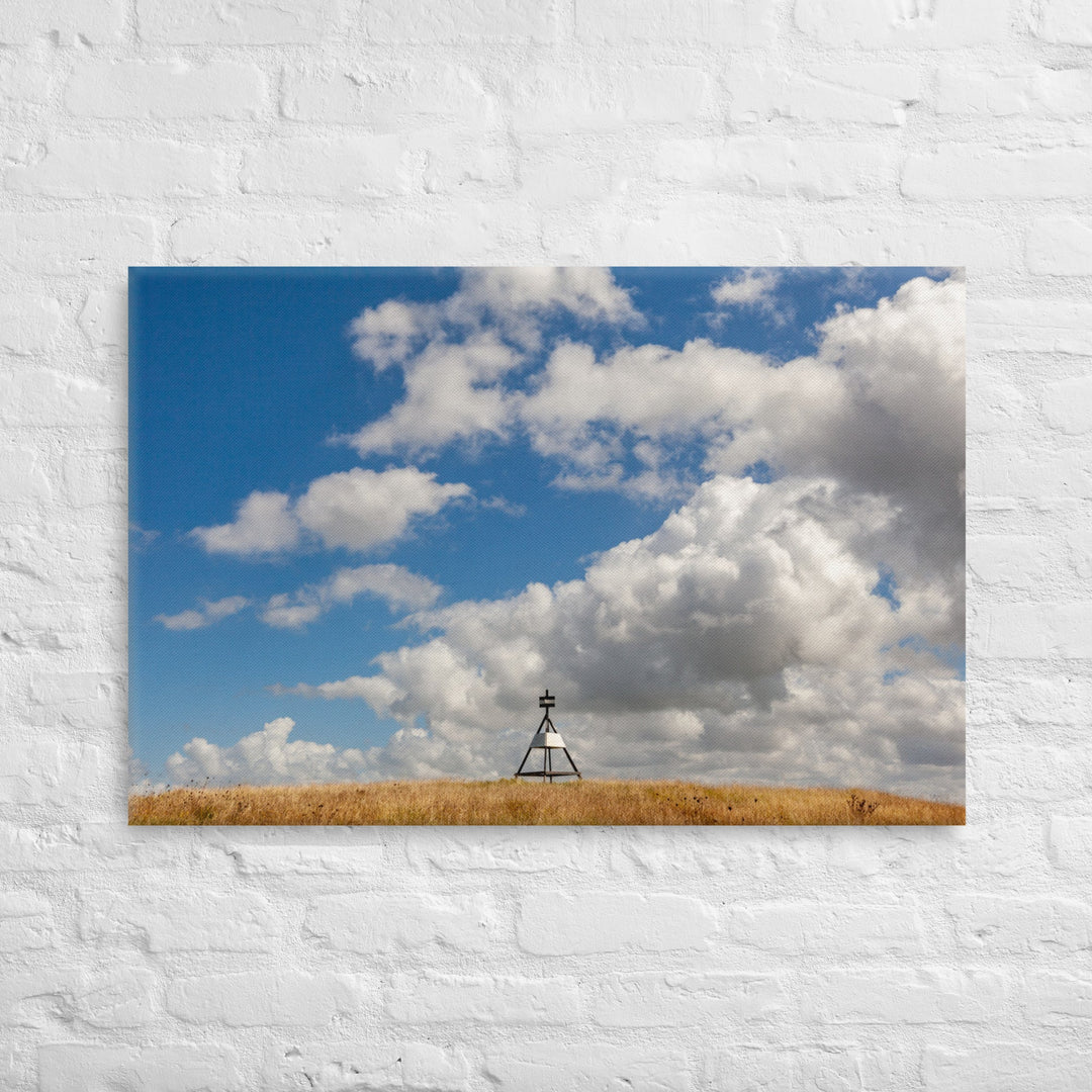 Hukatere Trig Station Thick Canvas Print
