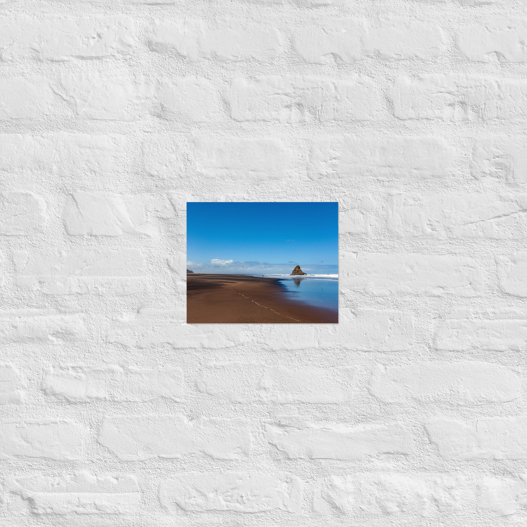 Karekare Beach 02 Art Paper Poster