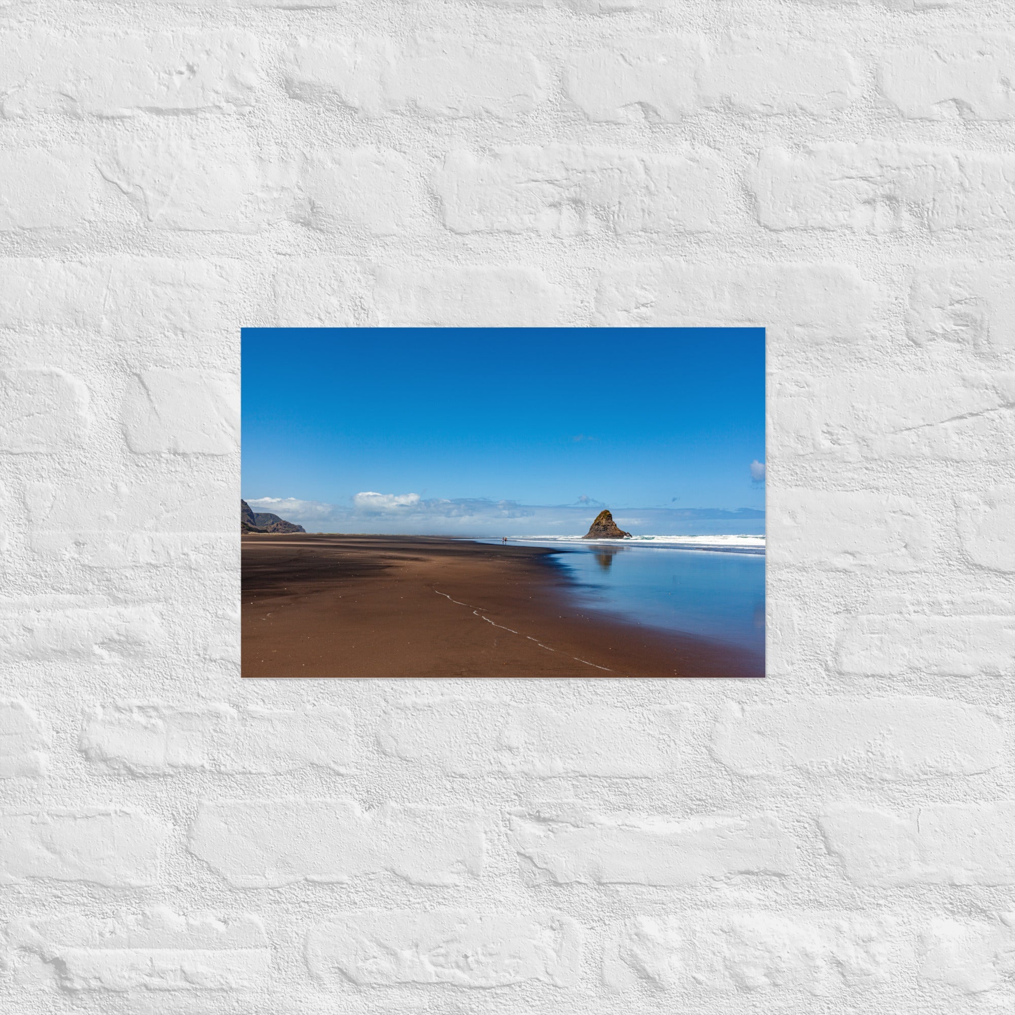 Karekare Beach 02 Art Paper Poster