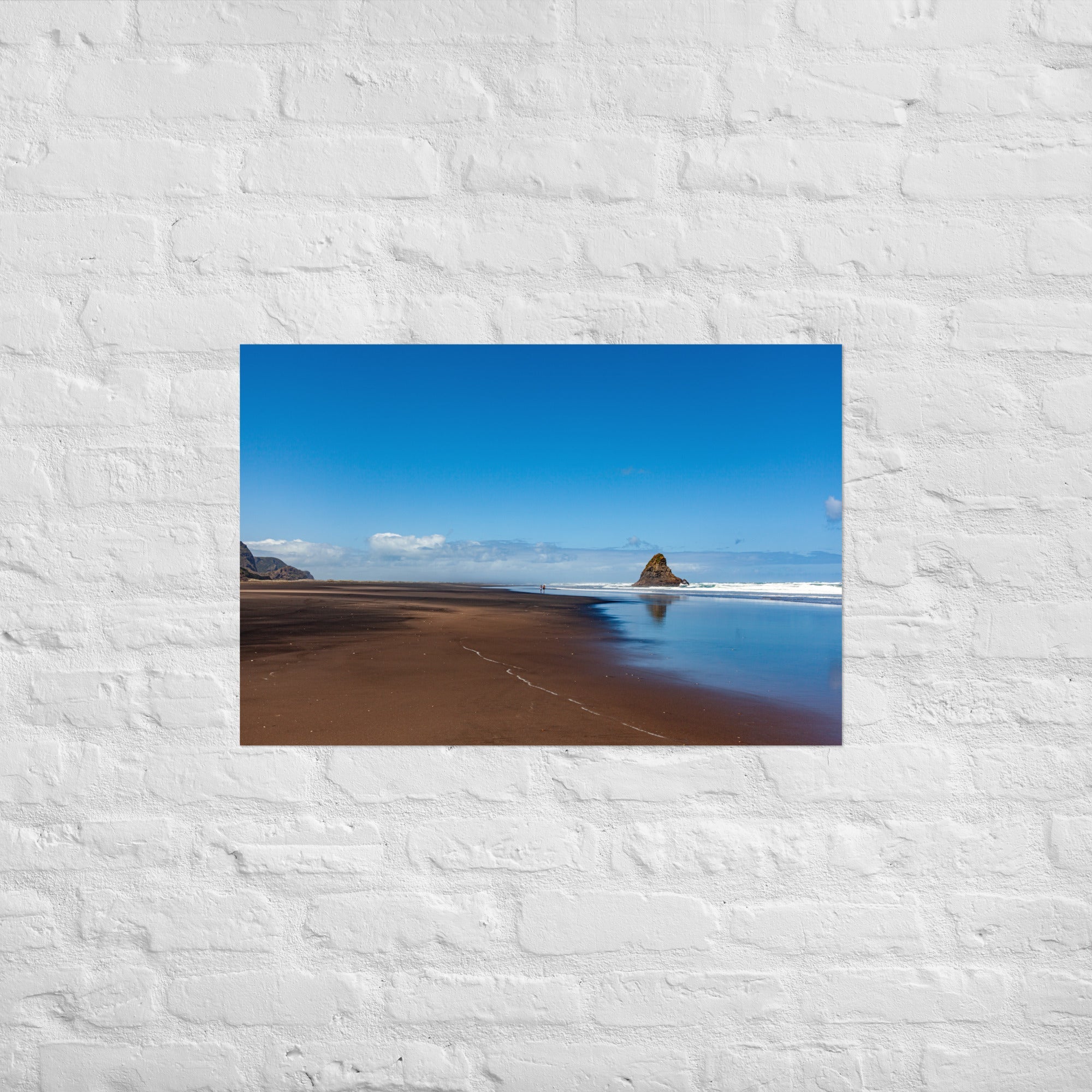 Karekare Beach 02 Art Paper Poster