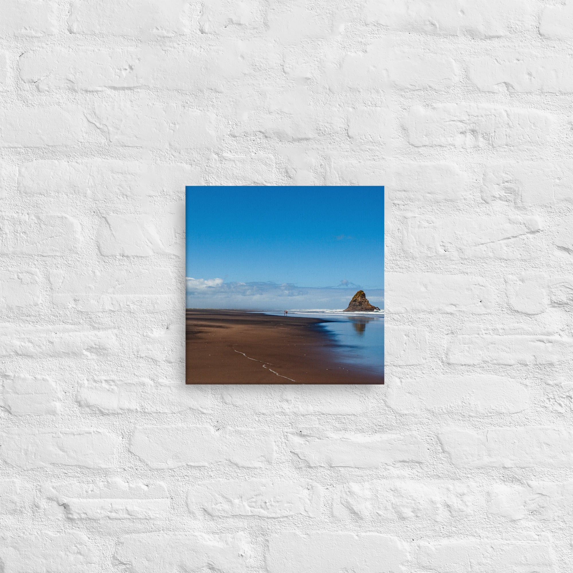 Karekare Beach 02 Thick Canvas Print