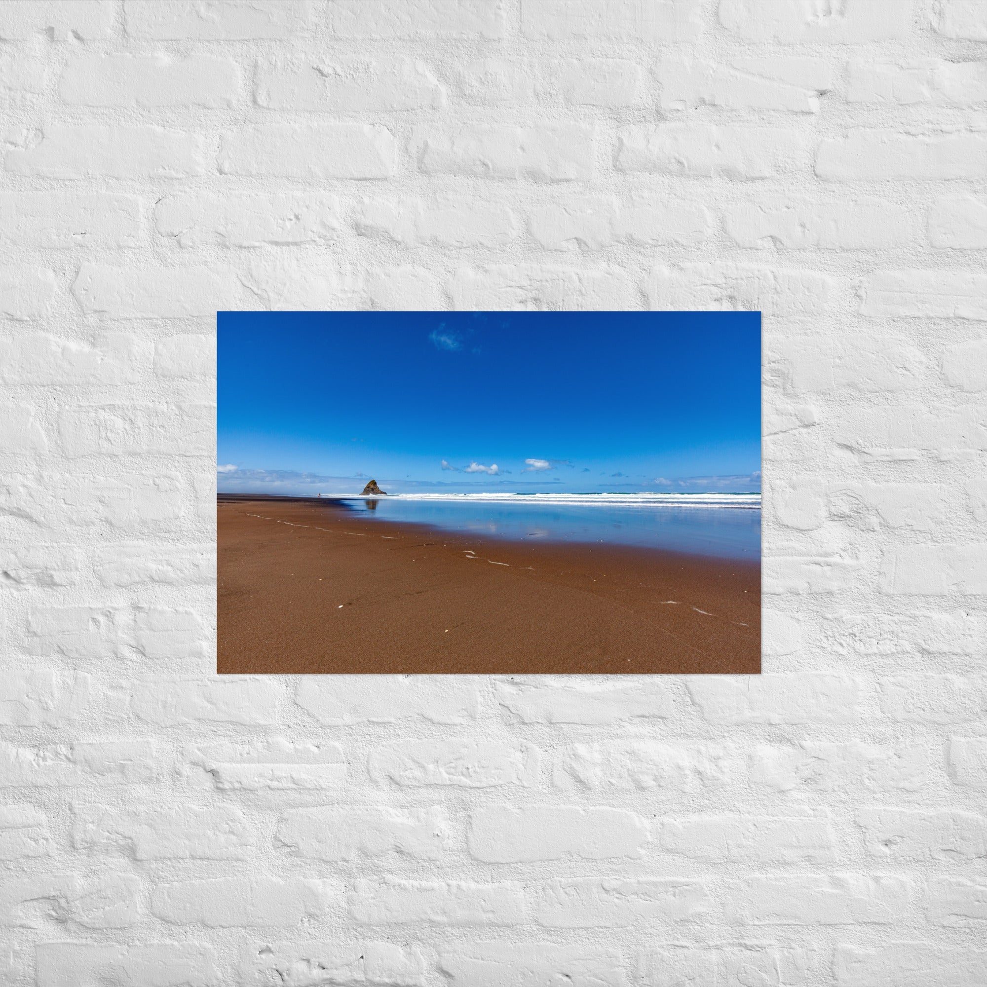 Karekare Beach 03 Art Paper Poster