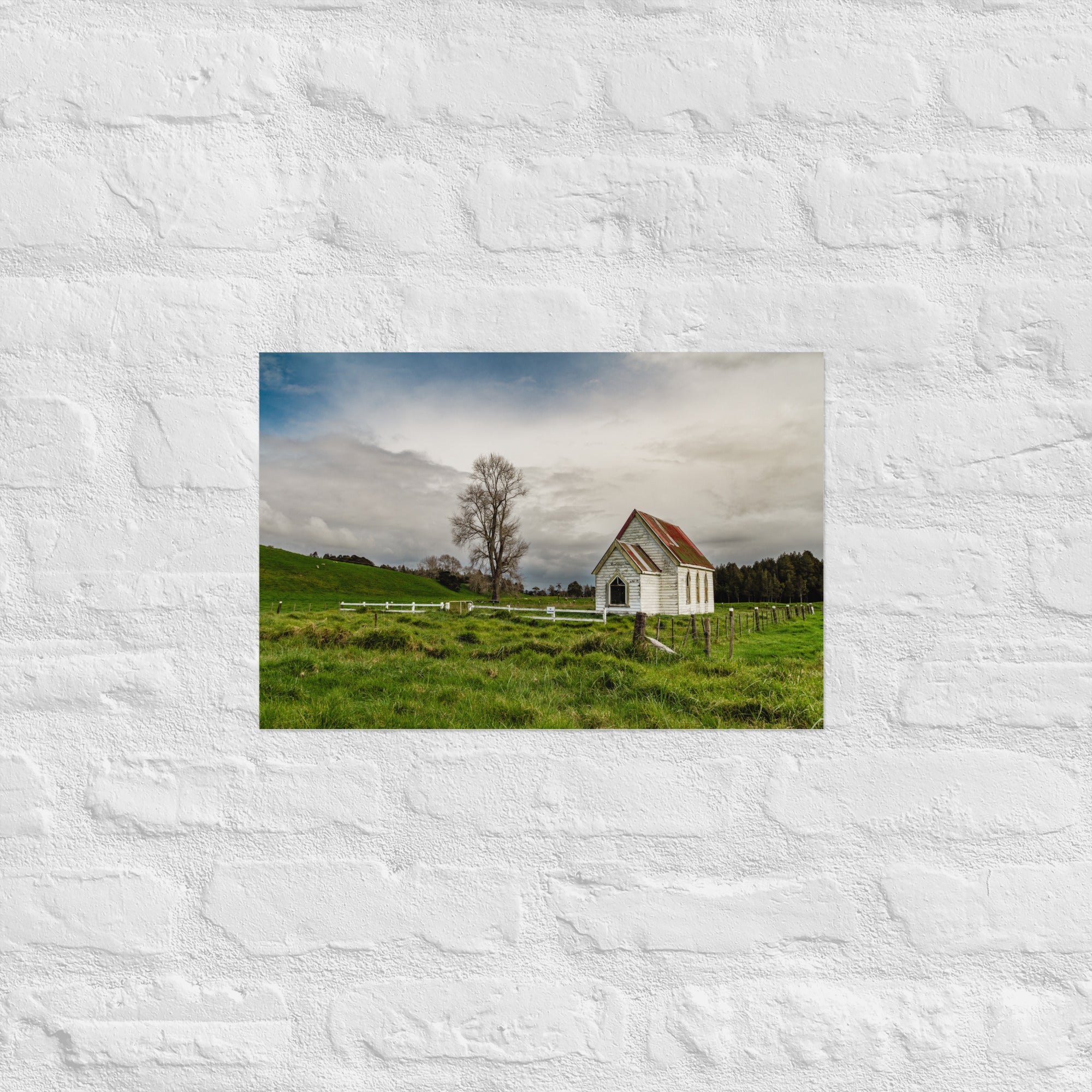 Parirau Zion Church Art Paper Poster