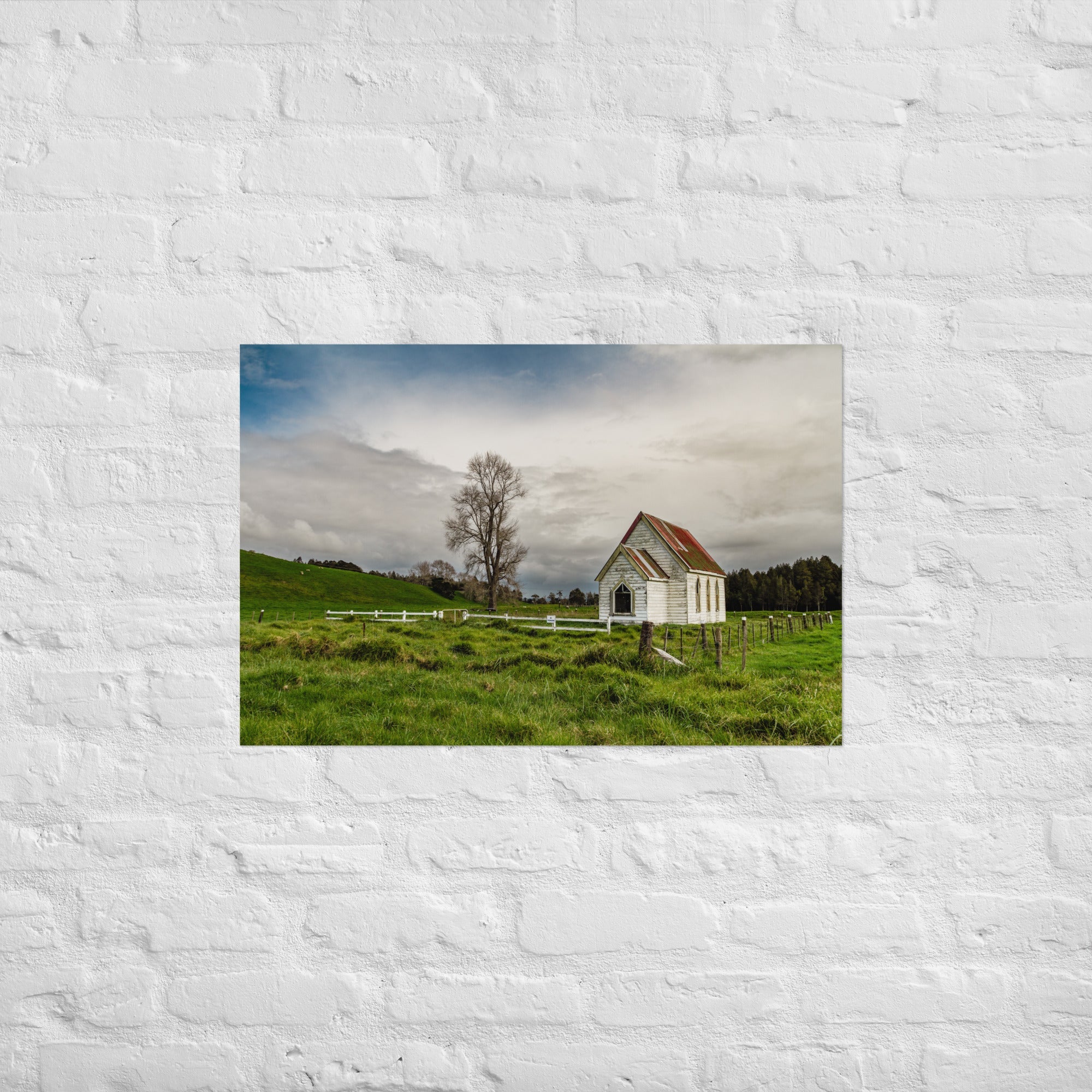 Parirau Zion Church Art Paper Poster